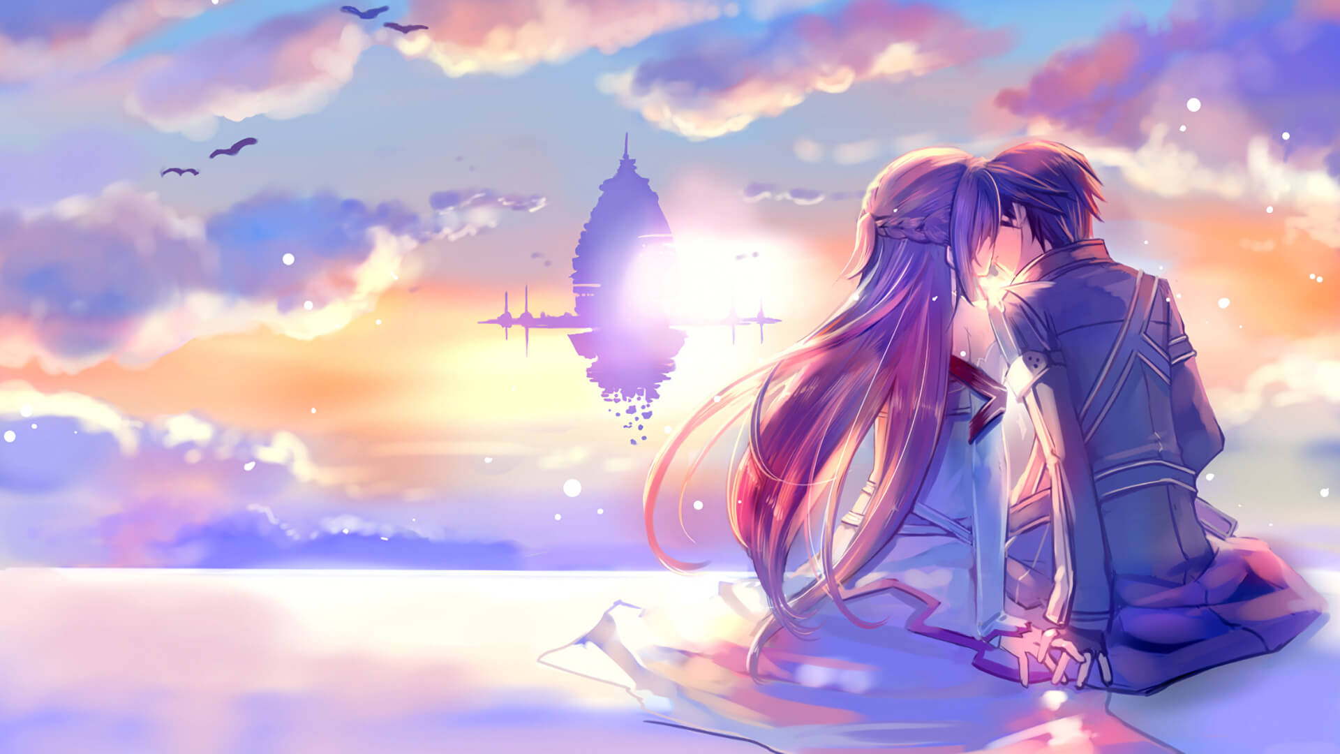 Cặp đôi hình ảnh anime hôn nhau đẹp