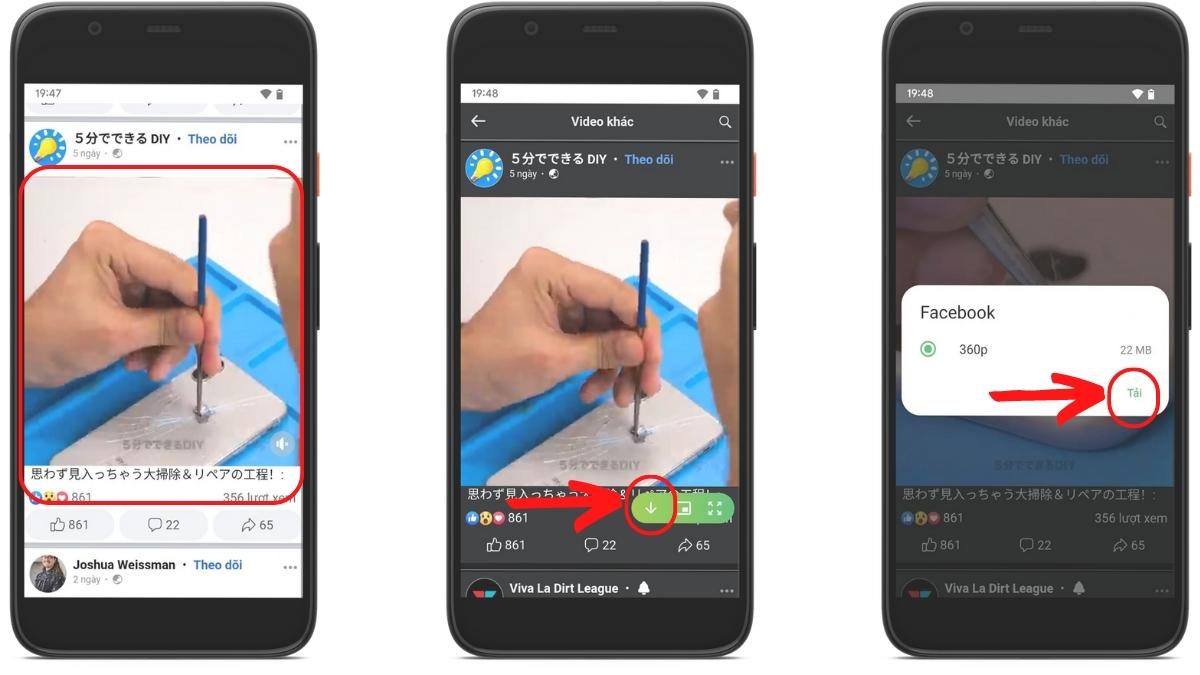 Cách Lưu Video Facebook Trên Điện Thoại Android, iPhone