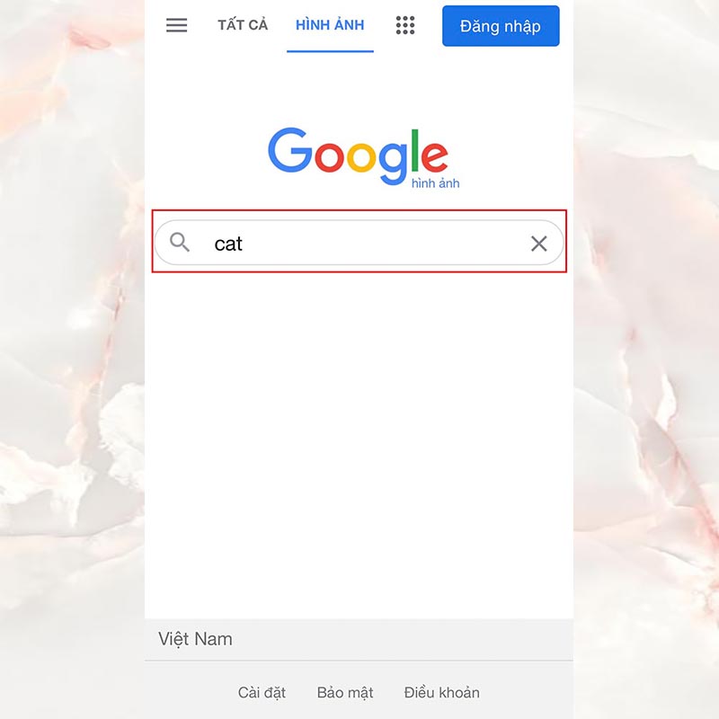 Cách thực hiện tìm kiếm hình ảnh trên Google bằng điện thoại