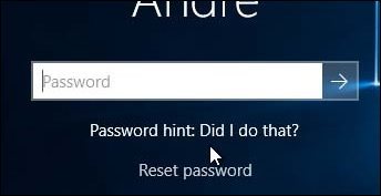 Gợi ý mật khẩu