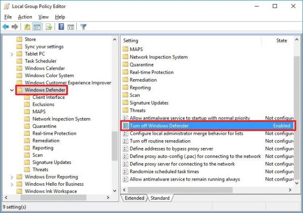 4 cách để vô hiệu hóa phần mềm chống vi-rút trong Windows 10 - Bộ bảo vệ Windows